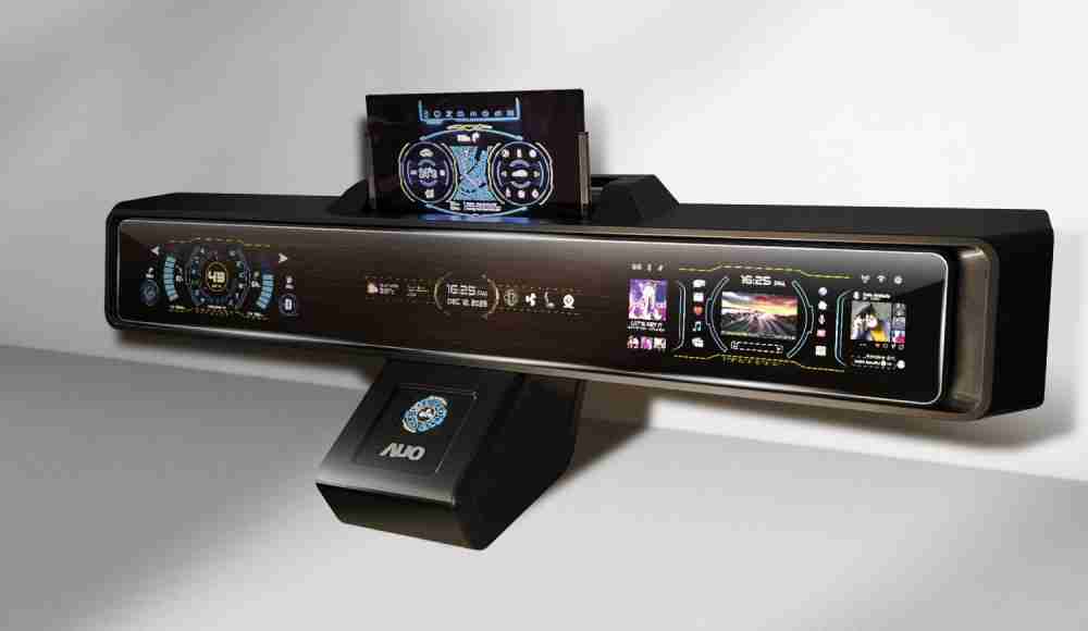 杏悦2Micro LED沉浸式车舱显示方案结合 可卷式、、、可伸缩的Micro LED应用并可呈现不同的质感纹路，，展现人性化设计